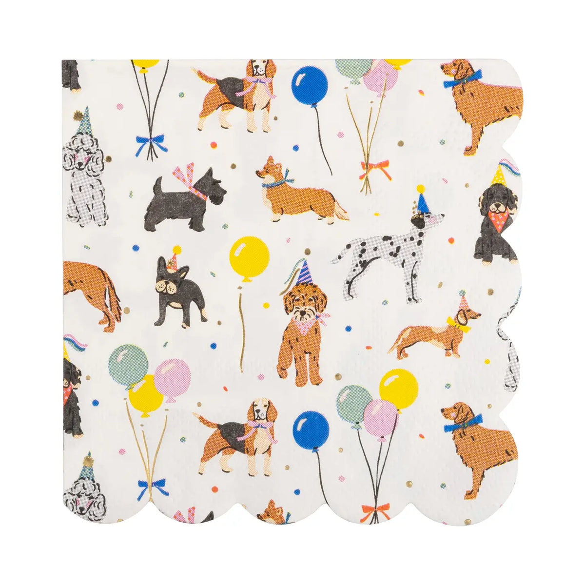 Dog Cocktail Napkins | Cute Dog-Themed Party Napkins