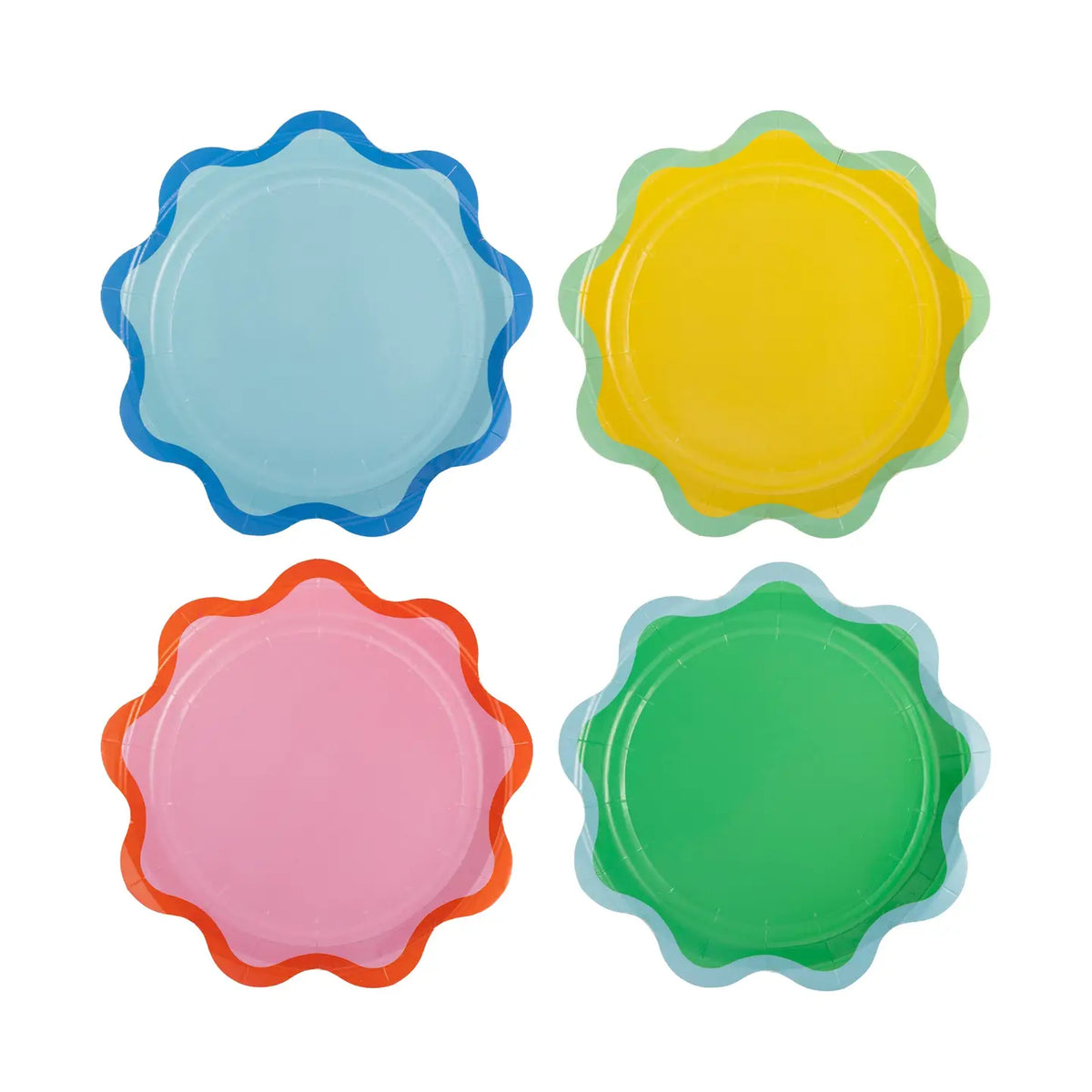 Ric Rac Edge Dessert Plates | Stylish Party Tableware