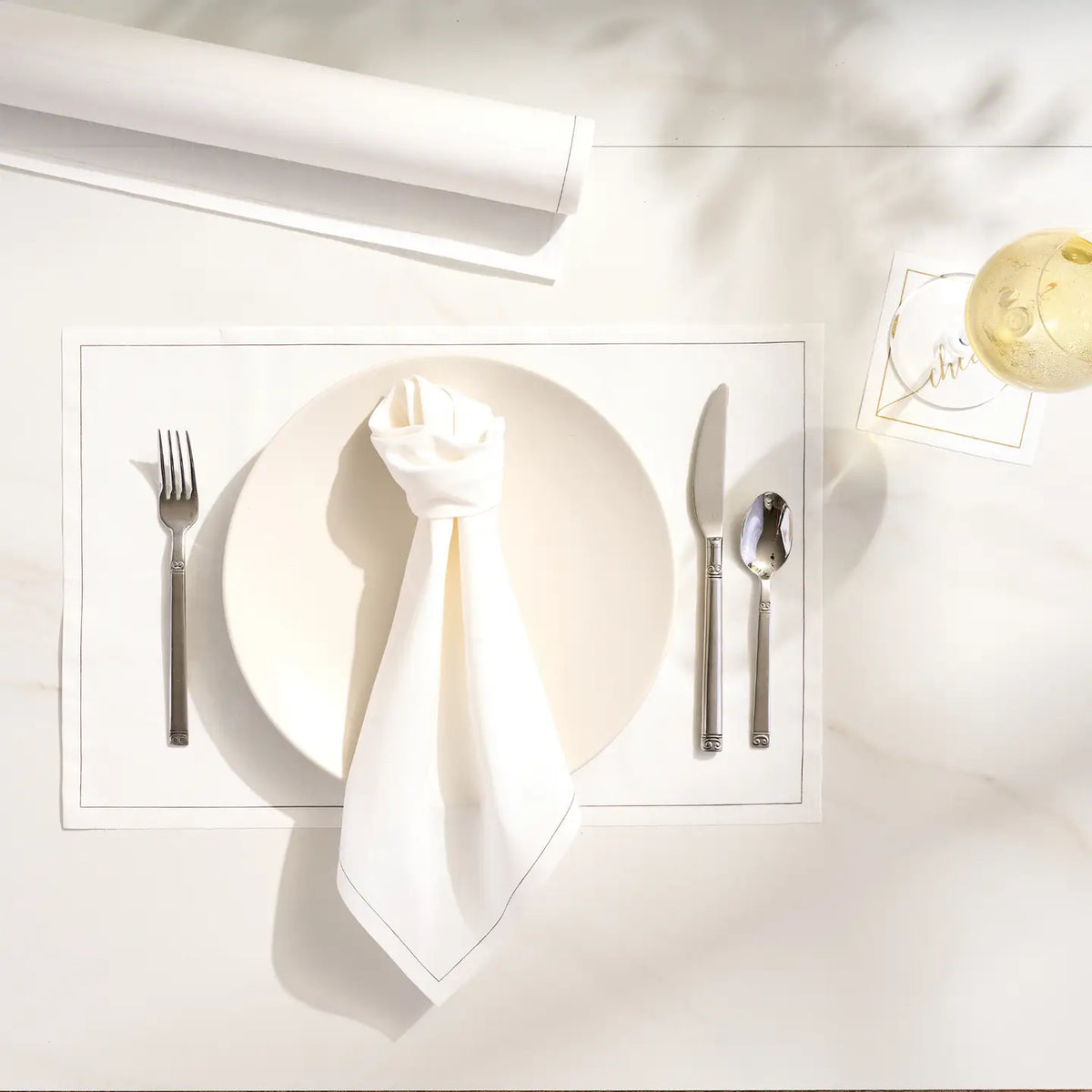 White Disposable Dinner Napkins | Elegant Party & Table Napkins