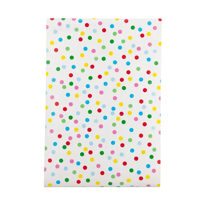 Bright Birthday Paper Table Runner | Birthday Table Decor