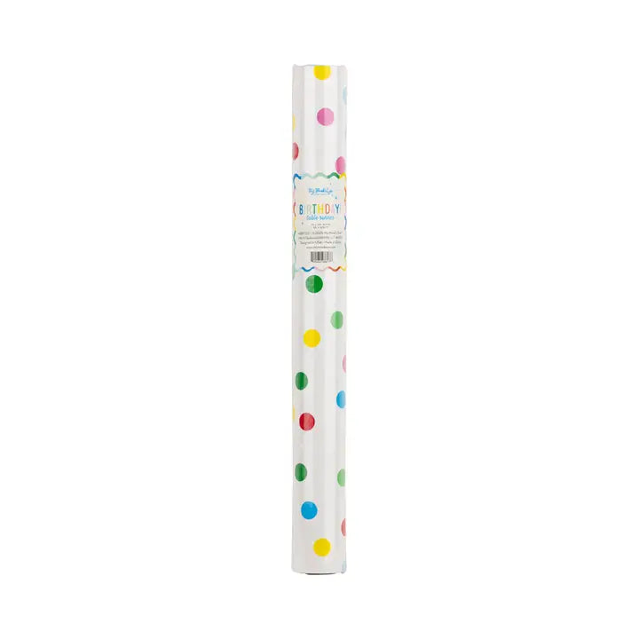 Bright Birthday Paper Table Runner | Birthday Table Decor