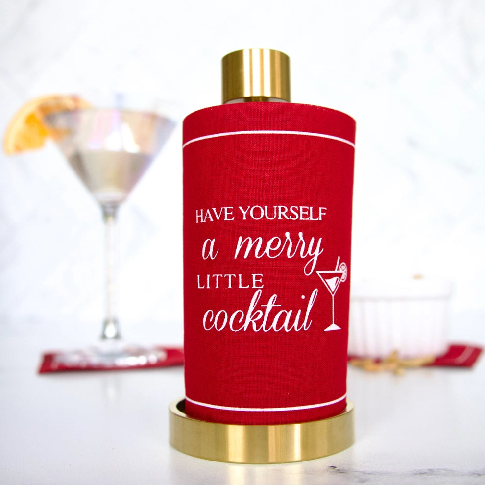 Merry Little Cocktail Napkins | Festive Christmas Party Napkins
