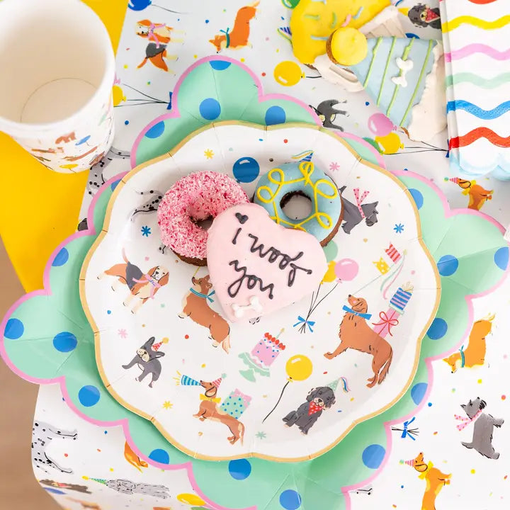 Polka Dot Paper Plate Set 10-Inch | Fun Party Tableware