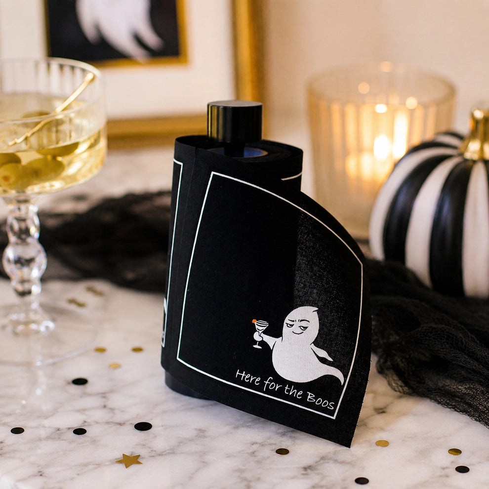 Here for the Boos Cocktail Napkins | Halloween Party Napkins
