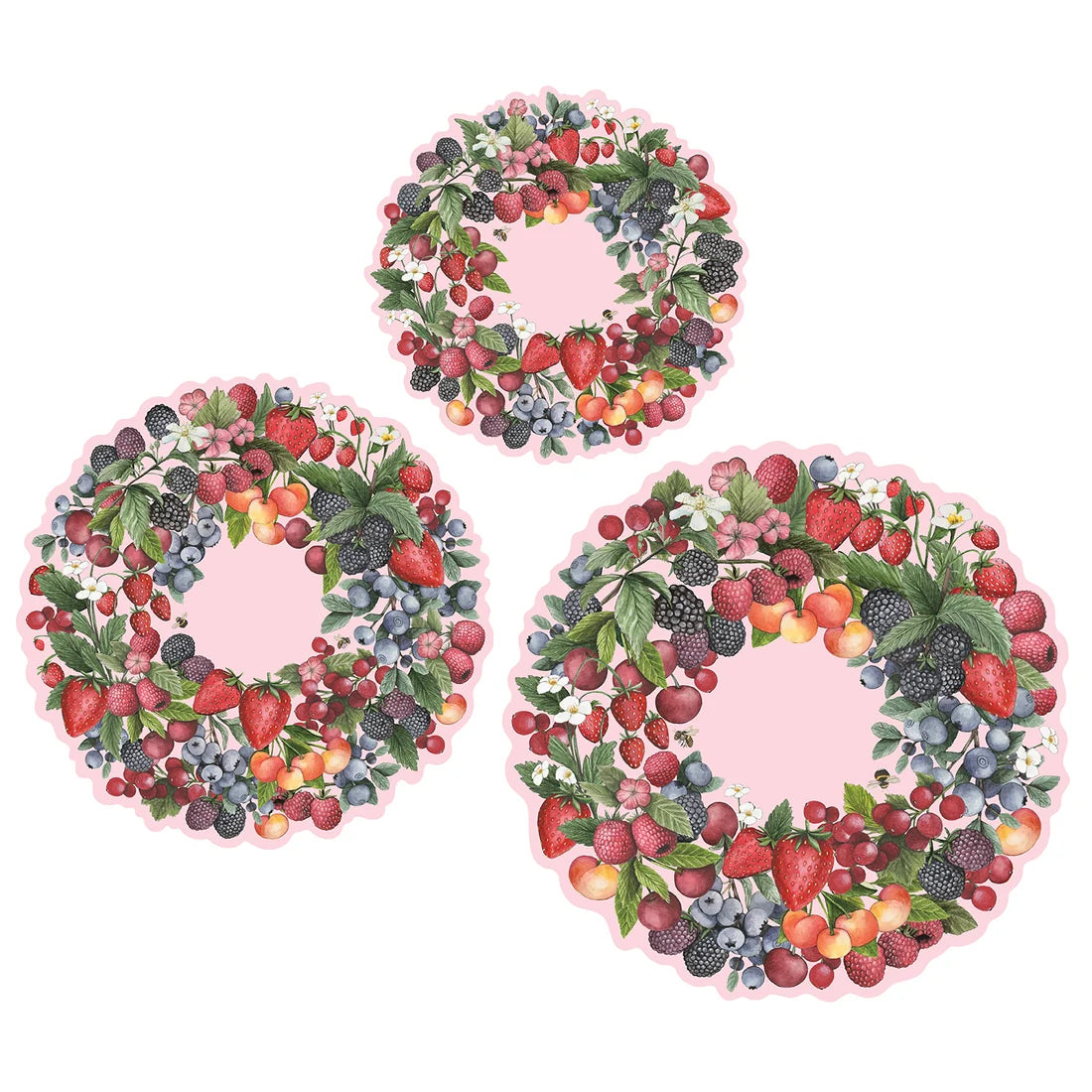 Wild Berry Serving Papers | Hosting