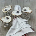 Acrylic Oyster Napkin Rings | Coastal Table Decor & Entertaining