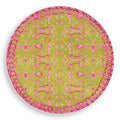Pink & Green Chinoiserie Vinyl Placemat | Elegant Table Decor