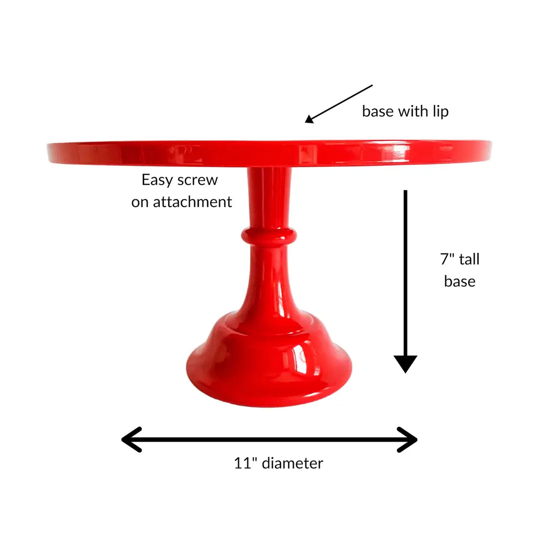 Red Melamine Cake Stand & Cupcake Stand | Party Table Decor