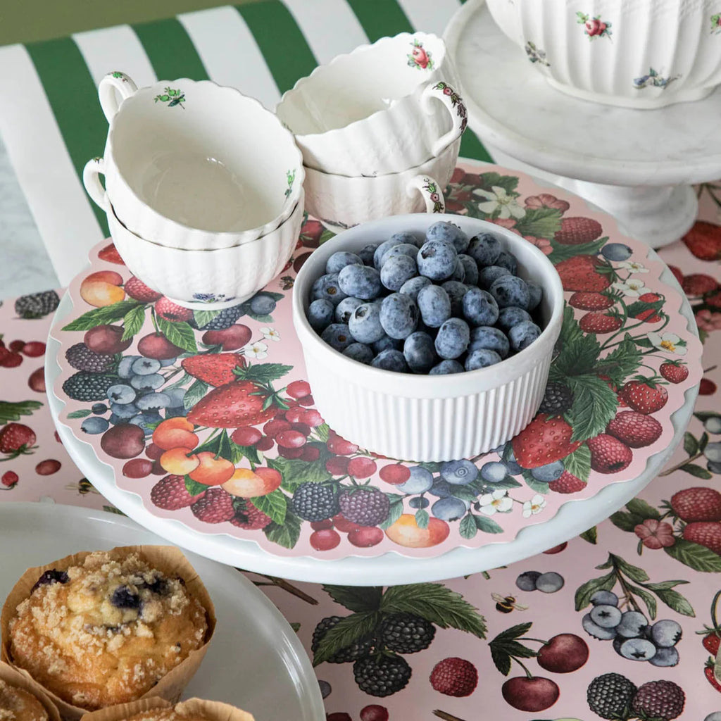 Wild Berry Serving Papers | Hosting