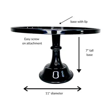 Black Melamine Cake Stand & Cupcake Stand | Dessert Display