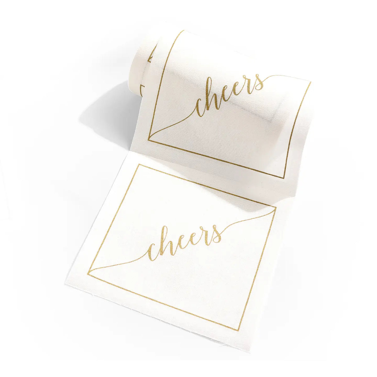 Golden Salute Cocktail Napkins | Elegant Party Napkins