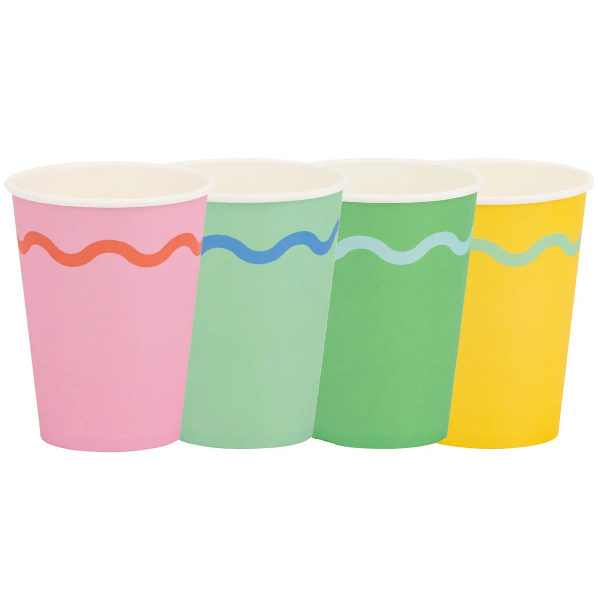 Bright Birthday Party Cups | Colorful Birthday Tableware
