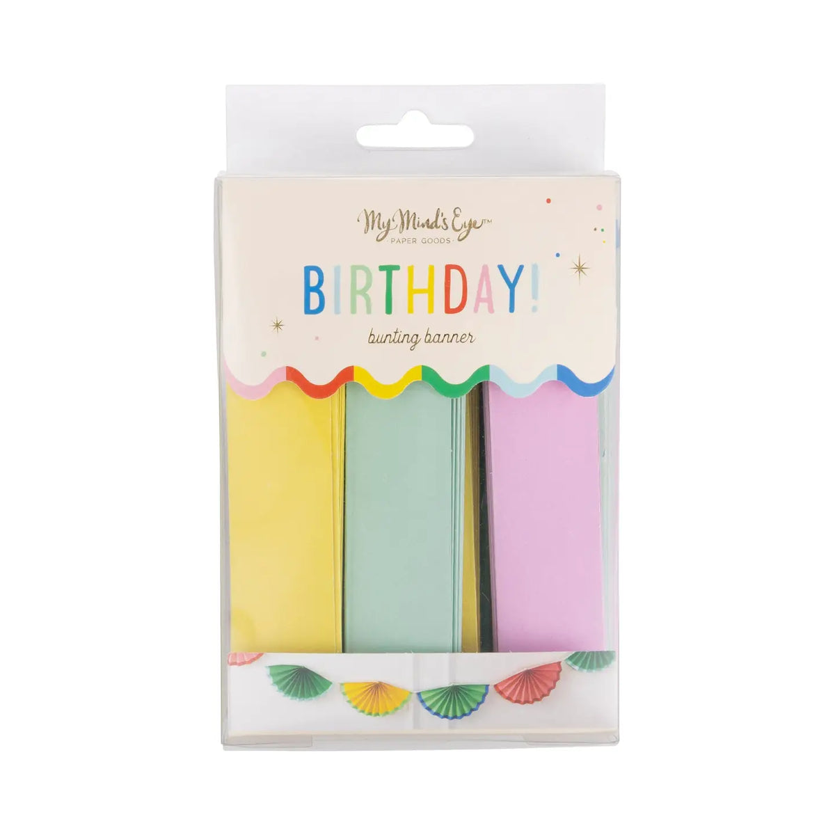 Bright Birthday Bunting Banner | Colorful Party Decorations